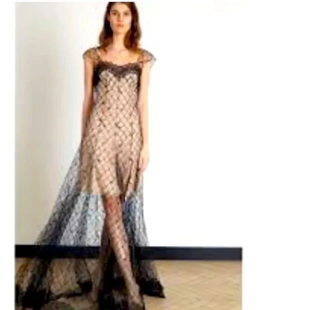 Alexis Manille  Boho Lace Gown